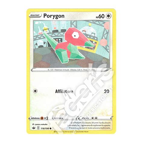 116 198 Porygon Comune IT MINT Federicstore