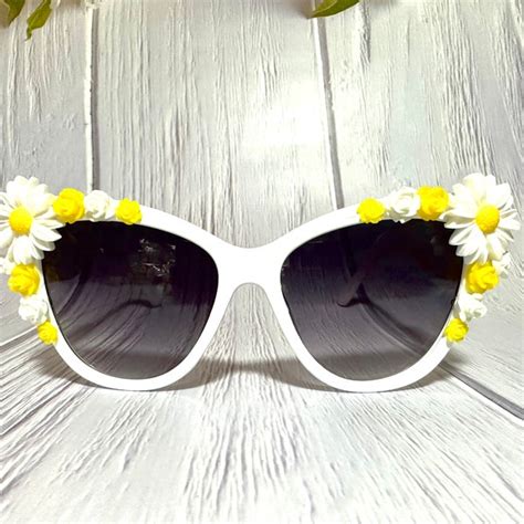 Daisy Sunglasses Etsy