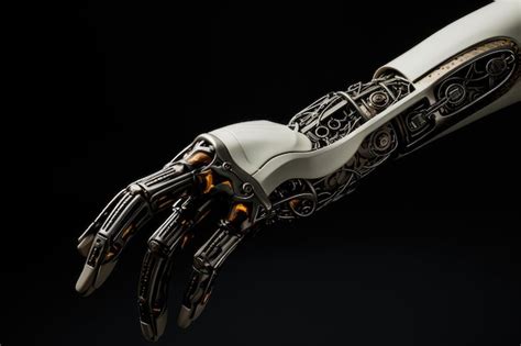 Premium AI Image | Bionic prosthetic arm close up