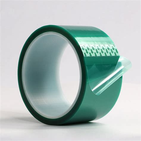 High Temperature PET Green Masking Adhesive Tape For PCB Solder Plating