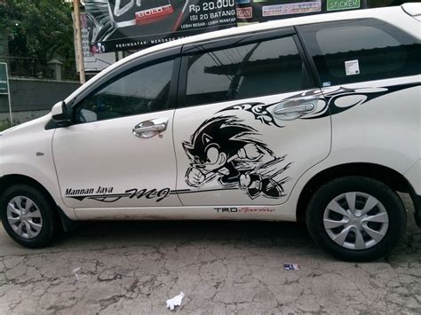 Koleksi Cutting Sticker Mobil Avanza Silver Terbaru Brostiker