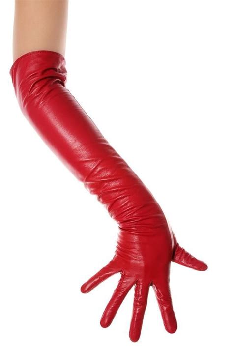 Lipstick Red Leather Opera Gloves Etsy Glamour Gloves Gloves Opera Gloves