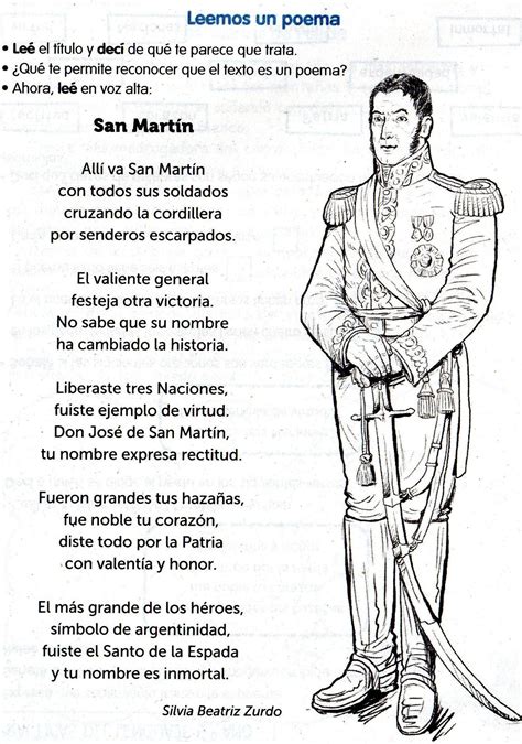 nesecito poema o poesia de José de San Martín y la Pachamama 4 versos