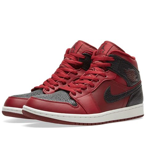 Nike Air Jordan Mid Team Red Gym Red White End Us