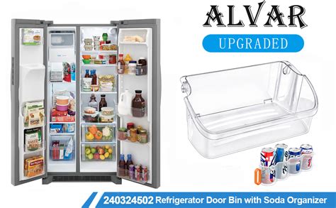 Upgraded Refrigerator Door Bin Compatible With Frigidaire