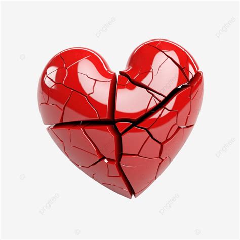 Wounded Heart 3d Illustration Broken Heart Bandaged Heart Disease