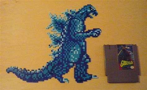 Godzilla Monster Of Monsters By Monochrome Gs On Deviantart Perler Beads Bead Art Perler