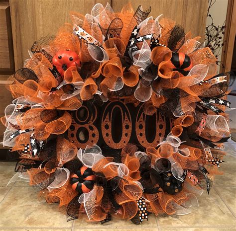 Deco Mesh Halloween Wreath Halloween Mesh Wreaths Wreath Designs