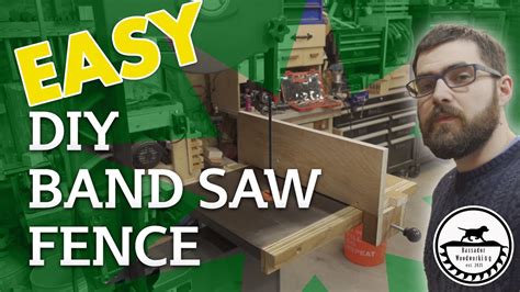 Diy Bandsaw Fence Band Saw Upgrades Continue Youtube