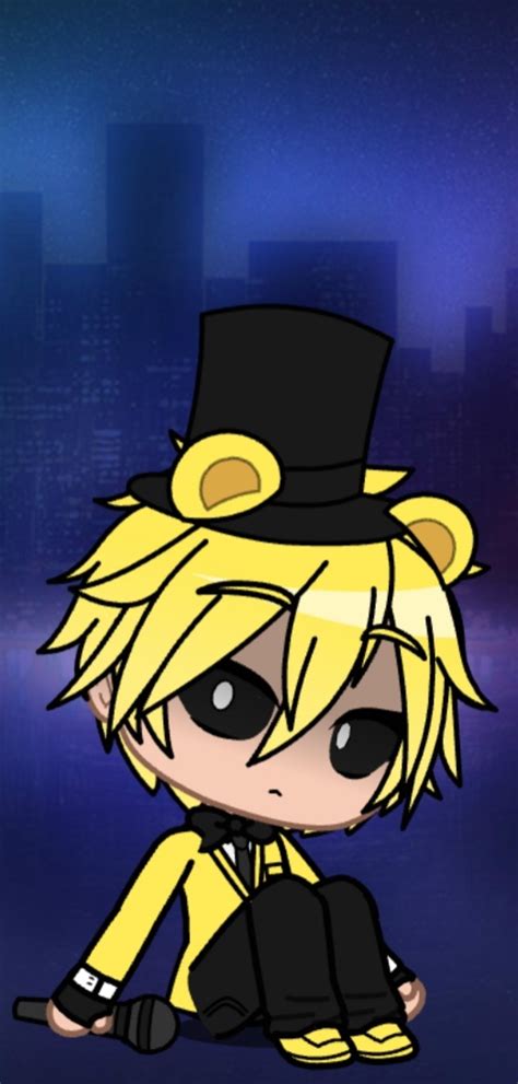 golden freddy in gacha club by yunozaki45 on DeviantArt