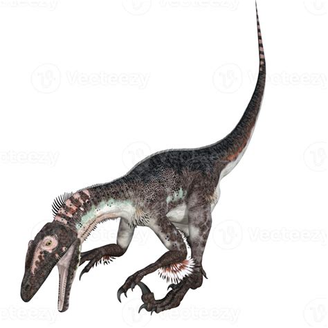 Utahraptor Dinosaurio Aislado 3d Hacer 21013844 Png