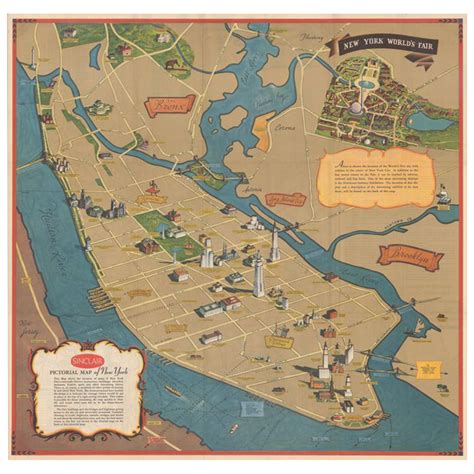 map of new york city with landmarks 4