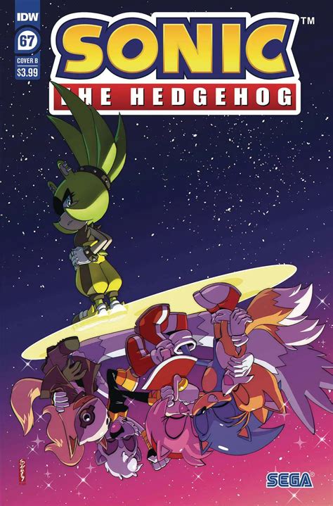 IDW Publishing Sonic The Hedgehog Comic Book 67 Jampole Cover B - ToyWiz