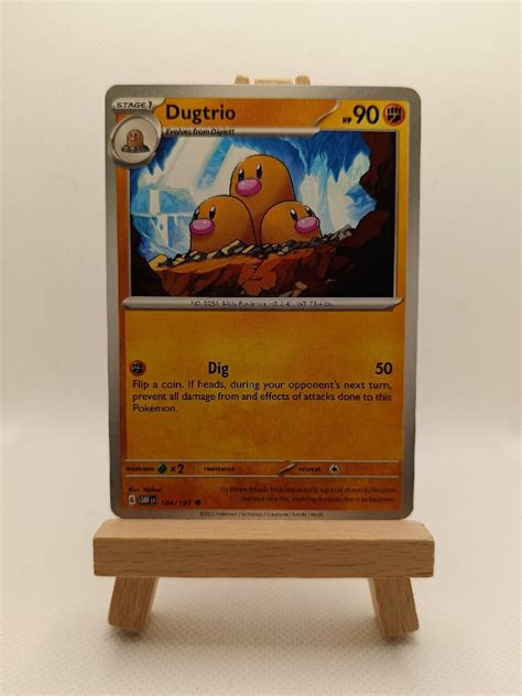 Karta Pokémon Obf 104 Dugtrio Chorzów Kup Teraz Na Allegro Lokalnie