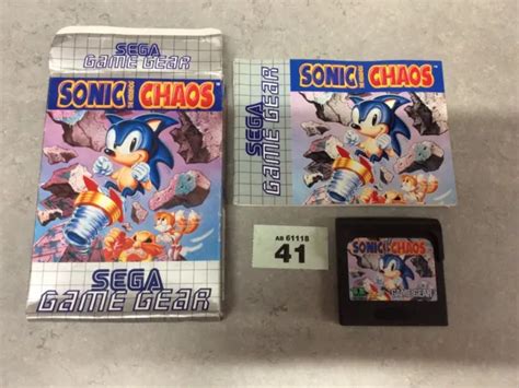 SEGA GAME GEAR Sonic The Hedgehog Chaos Boxed 74 99 PicClick UK