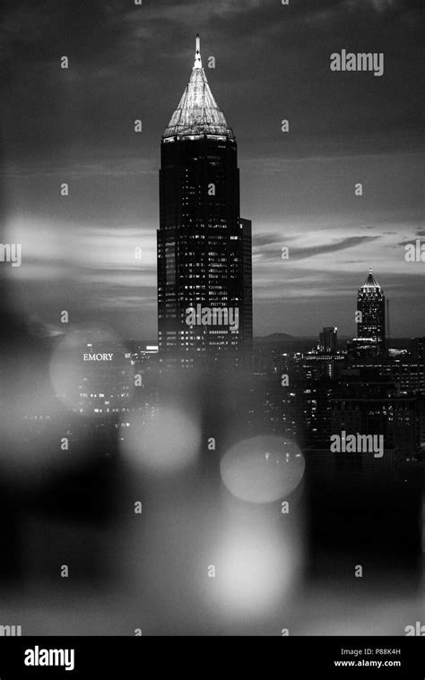 Atlanta Georgia skyline at night Stock Photo - Alamy