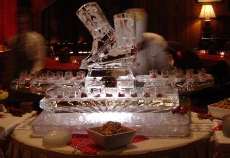 Seafood Display Ice Sculpture Raw Bar — Ice Mill