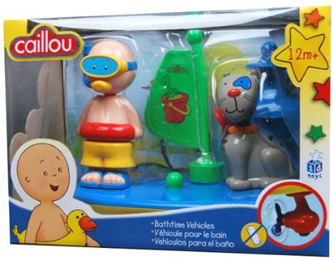 Amazon.com: Caillou Bath Time Vehicle: Toys & Games | Bath time ...