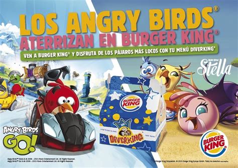 Angry Birds Go Y Angry Birds Stella Aterrizan En Burger King