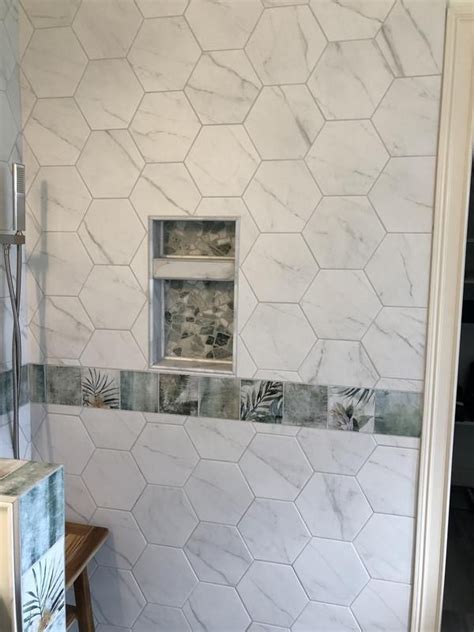 Satori Regent Carrara Nevoso Hexagon In X In Matte Porcelain Floor