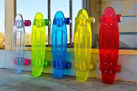 Self Illuminating Transparent Skateboards By Sunset Skateboards