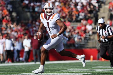 Virginia Tech Qb Kyron Drones Is Ready For The Atmosphere At Florida State