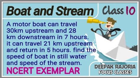 A Motor Boat Can Travel 30km Upstream And 28 Km Downstream In 7 Hours It Can Travel 21 Km