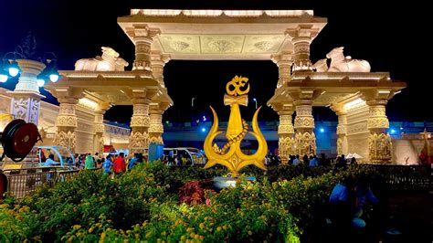 Night View Of Ujjain Mahakal Corridor Madhaya Pradesh Ujjain Temple