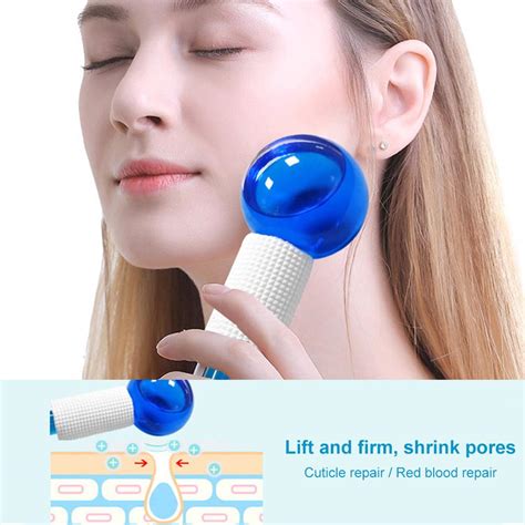 Cheap Facial Massage Globes Ice Roller Ball Cold Skin Massagers Tools