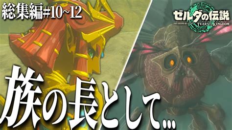 【総集編】成長したゲルドの族長ルージュと再会！ティアキンストーリーを一気見！ 10~12 【ゼルダの伝説ティアーズオブザキングダム】【ティア