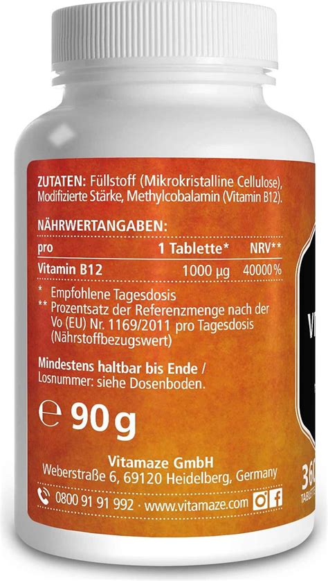 Vitamin B G Vitamaze Vitalabo Online Shop Europe