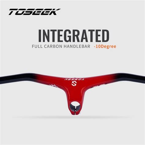 Toseek Ultralekki Rower Karbon Mtb Mostek Kierownicy Roweru Stopni