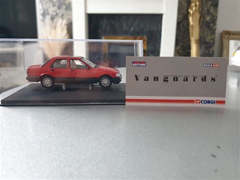 Corgi Vanguards Va Ford Sierra Sapphire Gls Radiant Red