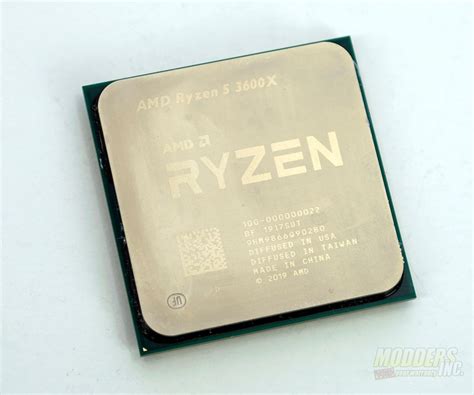 AMD Ryzen 5 3600X CPU Review - Modders Inc