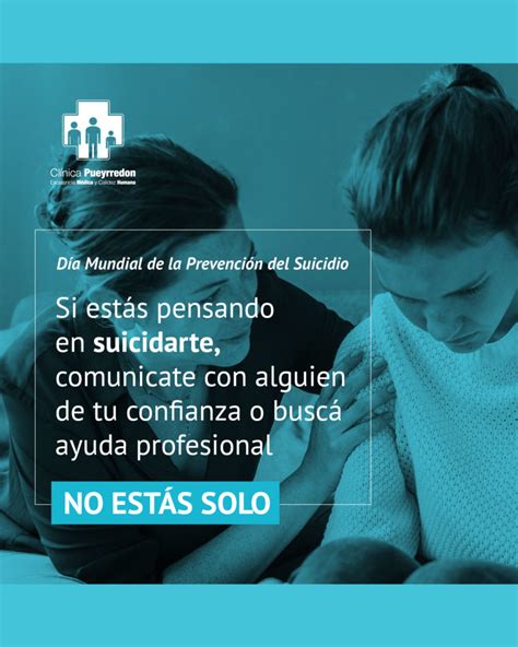 Día Mundial de la Prevención del Suicidio Clínica Pueyrredon