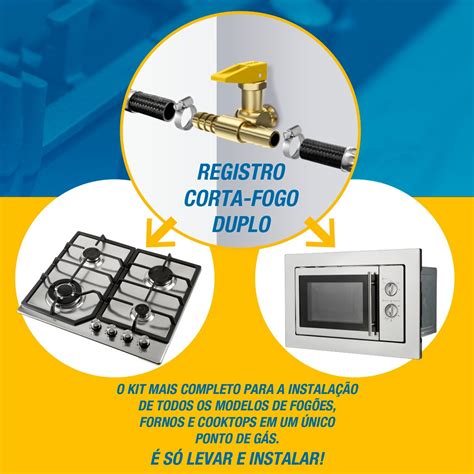 Kit Instala O G S Duplo Fog O Cooktop M Mercado Livre