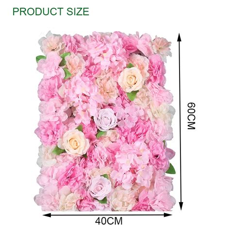 Custom Wedding Flower Backdrop Artificial Flower Silk Flower Wall For