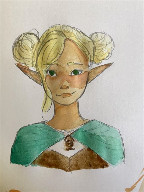 [oc] [art] Ellywick Forest Gnome Circle Of The Moon Druid R Dnd