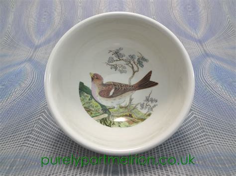 Portmeirion Birds Of Britain Fruit Salad Bowl Redpoll B356