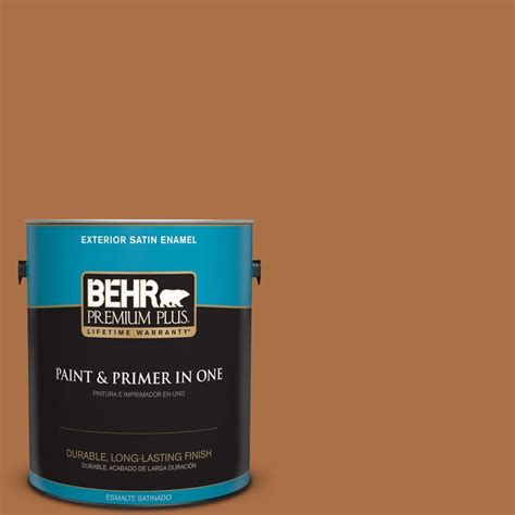 Behr Marquee Gal Bxc Natural Copper Satin Enamel Exterior Paint