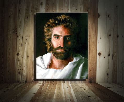 Jesus Christ By Akiane Kramarik Modern Abstract Canvas Oil Painting