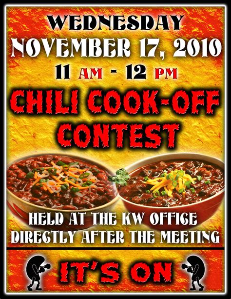 Chili Cook-Off Flyer by DWattsDesigns on DeviantArt