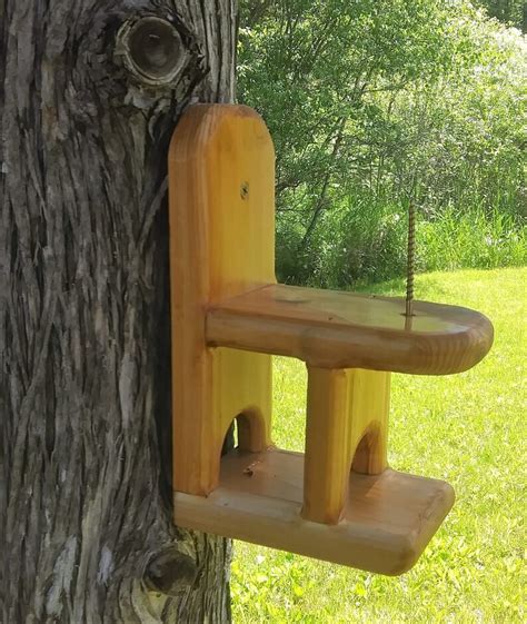 Corn Cob Squirrel Feeder Cedar Wood TBNUP 1 | Etsy