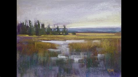 Sunday Studio Paint A Moody Marsh Landscape With Pastels Youtube