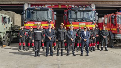 Delegación peruana visita las instalaciones de la Unidad Militar de