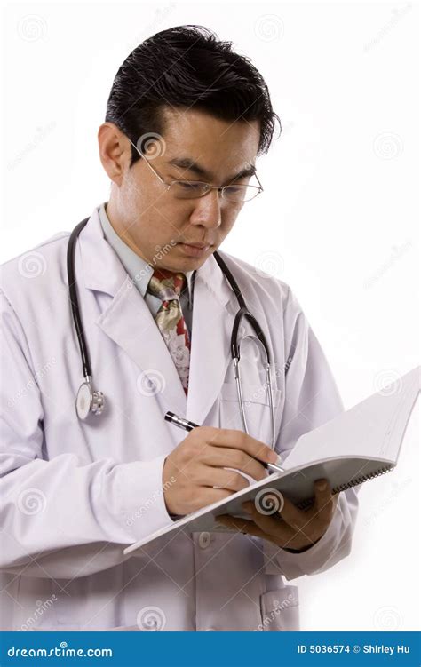 Asian Doctor Portrait stock photo. Image of attainment - 5036574