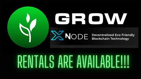 Passive Income With X Node Grow Rentals Now Available Debt Box