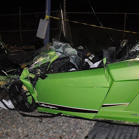 Lamborghini Gallardo Crash