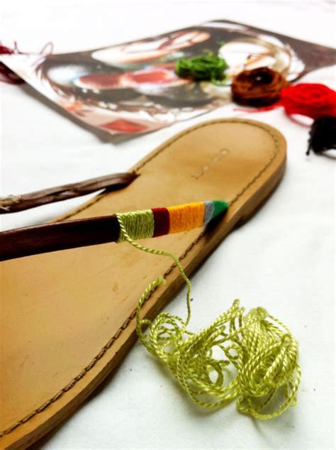 Summer Style View Our Embroidered Ribbon Switch Flip Flop Tutorial