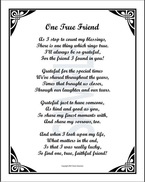 Poem for Best Friend, DIGITAL DOWNLOAD, Friend Gift Poem 30th 40th 50th ...